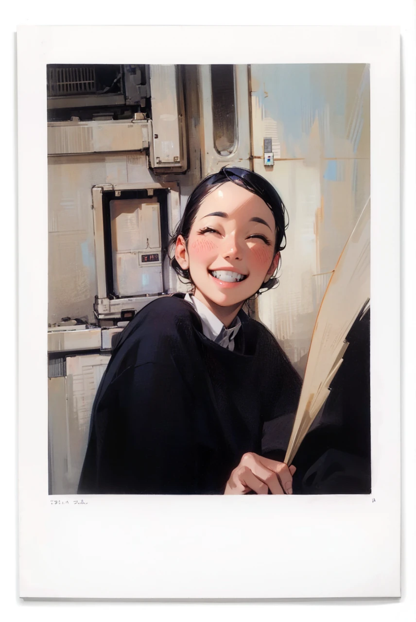 Wife smiles 