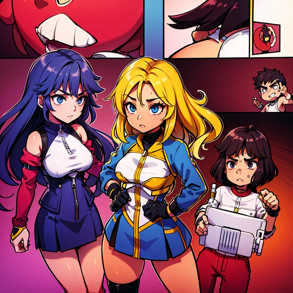 7 beautiful teenagers ready to fight with voice
