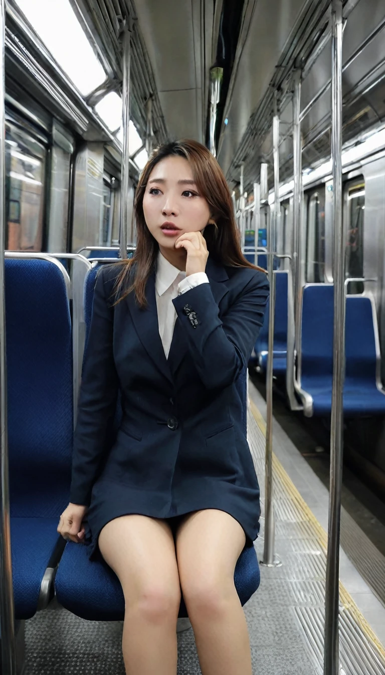 girl with、Train、Secretly masturbation、cum on、AHE Face、convulsion、feels good、Squirting、Spread legs、expose ,agitation、distribution、a lot of people、Reveal madness、Seen、Obsessed with masturbation、Surround yourself with people、Commuter train、Masturbation