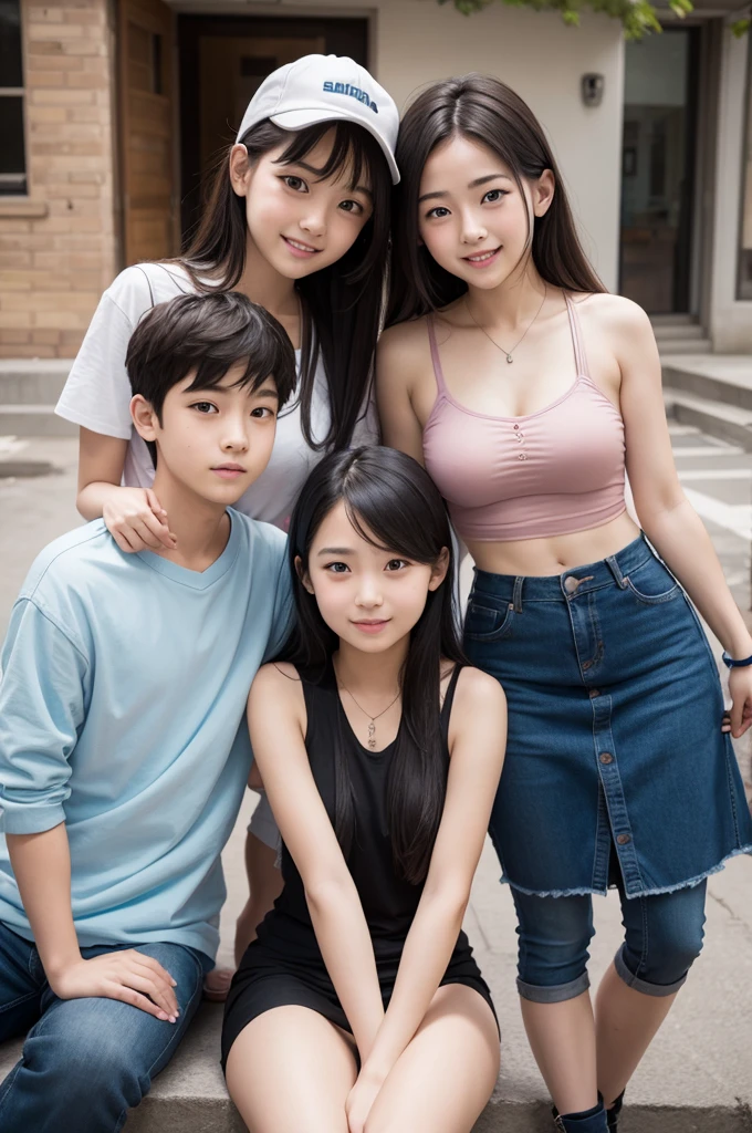 Friends image,2 girls and 1 boy