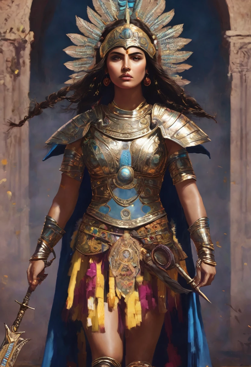  "Girl as a Warrior Goddess"