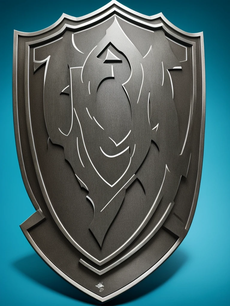 Football shield that resembles the word titans