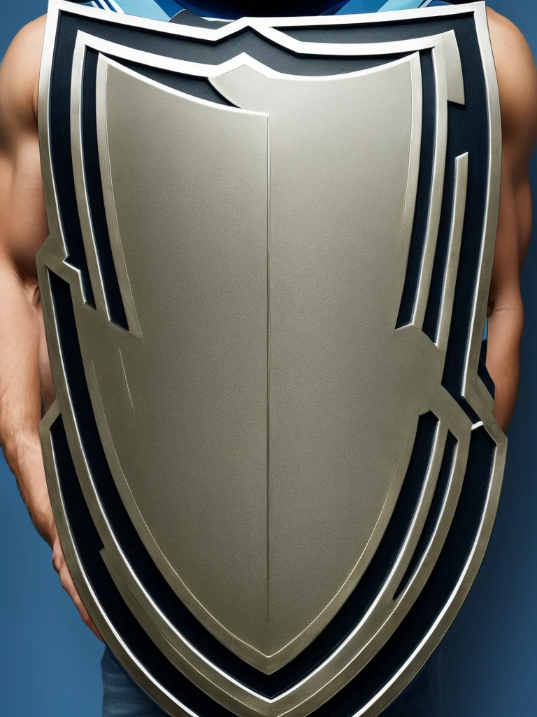 Football shield that resembles the word titans