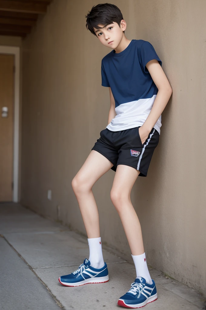 15 year old boy in shorts
