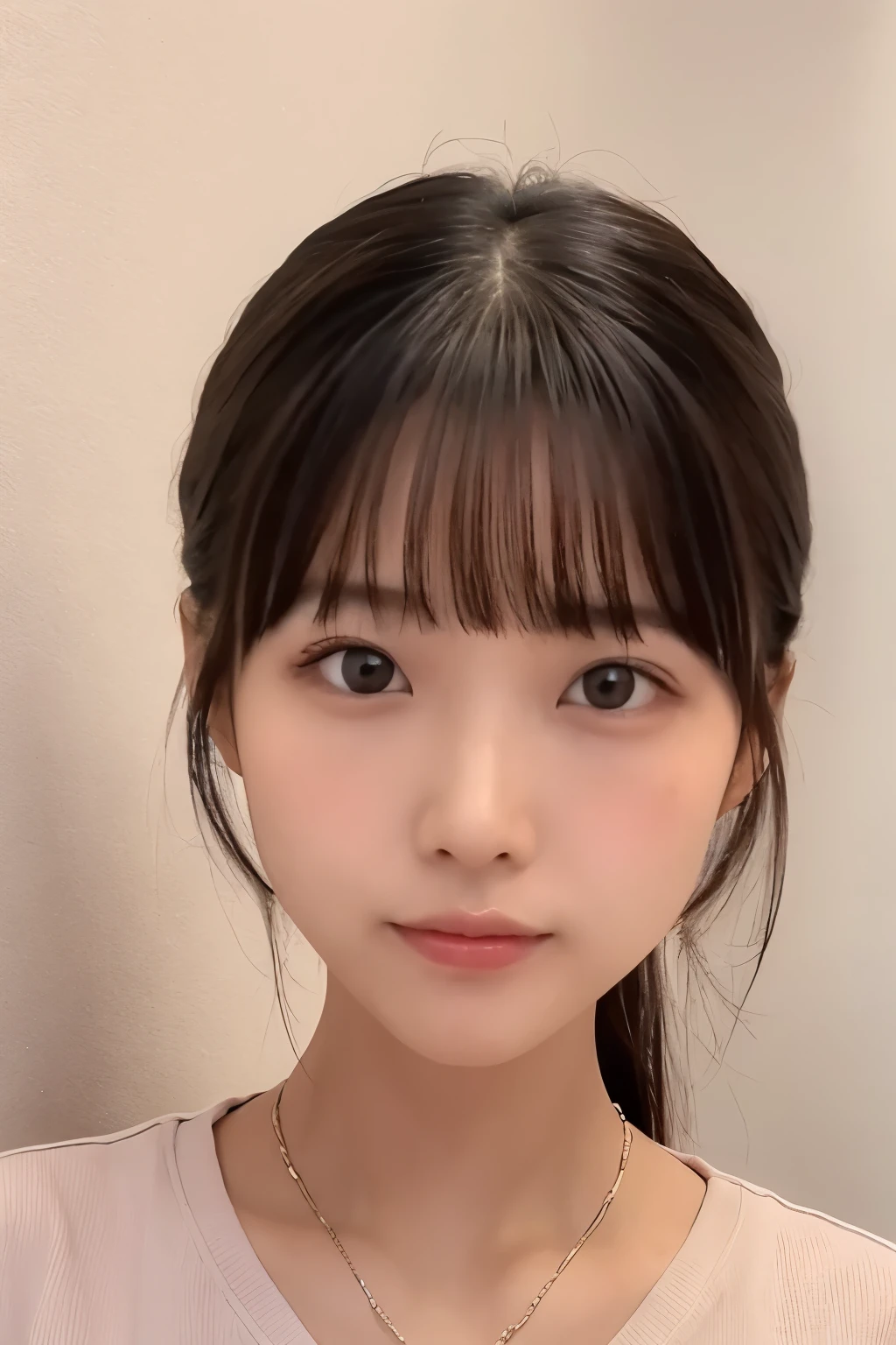 (High reality photograph, high resolusion), Skinny Japanese lady, 30 years old, cute face, detailed face, detailed eyes, various hair style, skinny figure, correct body anatomy, ((looking straight ahead)), facing the camera directly, single photo, a photo captured the best moment expressing the beauty and brains, ((with simple background))