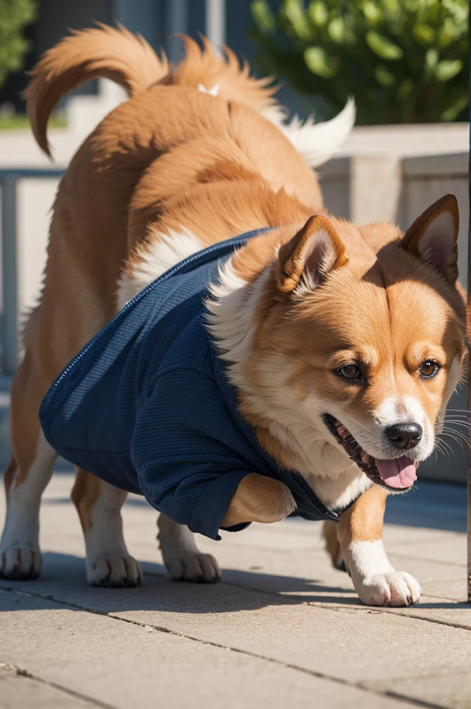 dog playing