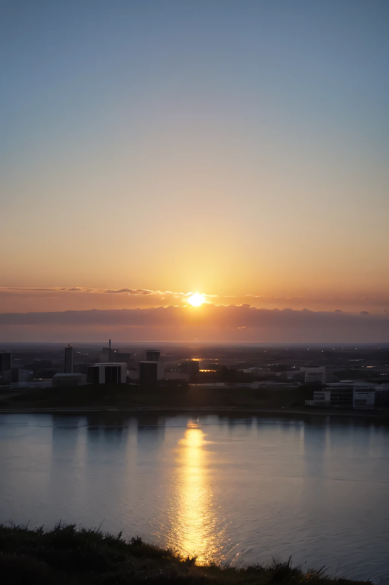 a sunset