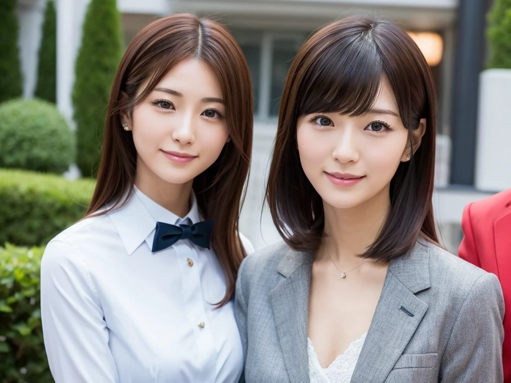 Japanese women、OL、30 years old、Formal attire、Kind and bright personality、A reliable senior type、kind person、She's a caring older sister type.、desk work、Sitting in a chair、laptop、Note utensils、I am looking at this and giving advice、