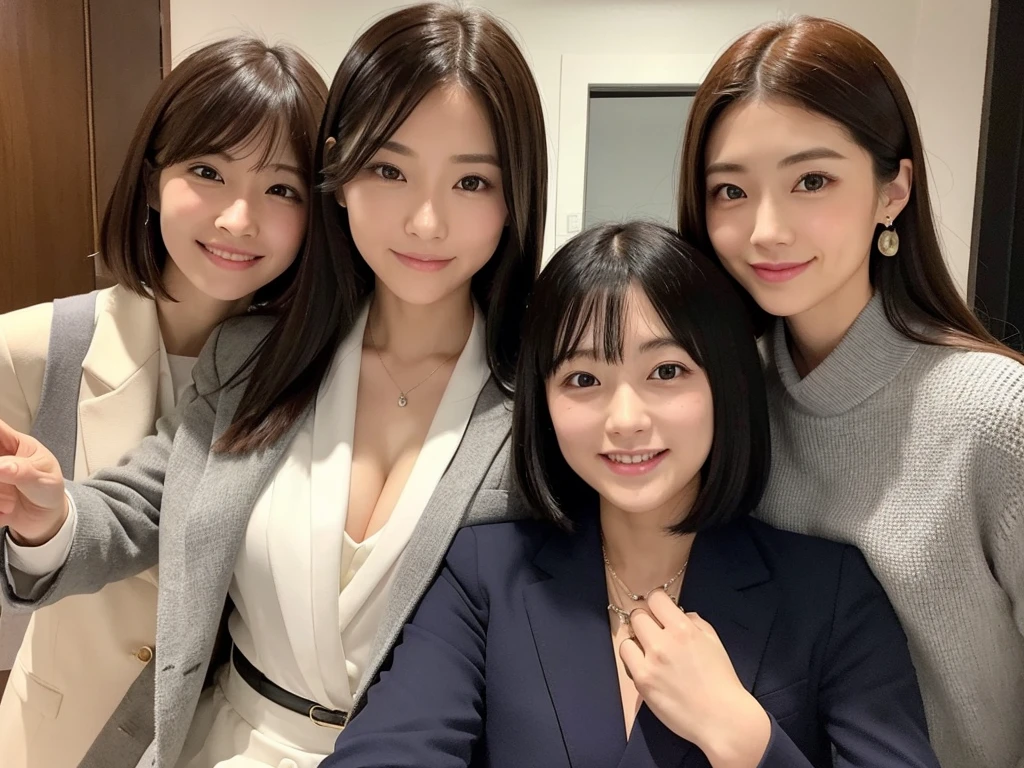 Japanese women、OL、30 years old、Formal attire、Kind and bright personality、kind person、She's a caring older sister type.、desk work、Sitting in a chair、laptop、Note utensils、I am looking at this and giving advice、