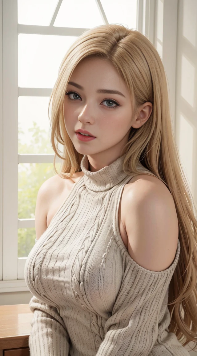 (((Masseter muscle part:1.3)、(8K、Photoreal、RAW photo、highest quality: 1.4)、(1 girl)、beautiful face、(lifelike face)、(light beige mixed hair、super long hair:1.3)、(big breasts)、off shoulder sweater、It's sticking out 、appear、((sexly))、Beanie hat、Wearing a cute knitted pom-pom hat、necklace、(Display hat on screen)、realistic eyes、beautiful details、(Realistic looking skin)、beautiful skin、absurdes、attractive、超A high resolution、surreal、high detail、golden ratio, a variety of poses,Super detailed face,A detailed eye,a lot of people are looking at her with excitement,((((no close up)),((She's wet)),(Exposed breasts:1.5), two areolas,Held by the man behind, in the up nudes, pussy, pussy exposet, pussy exposet, in the bus, in the bus peoples nudes