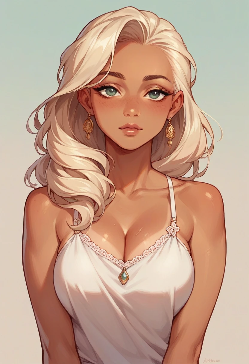 Beautiful tan girl