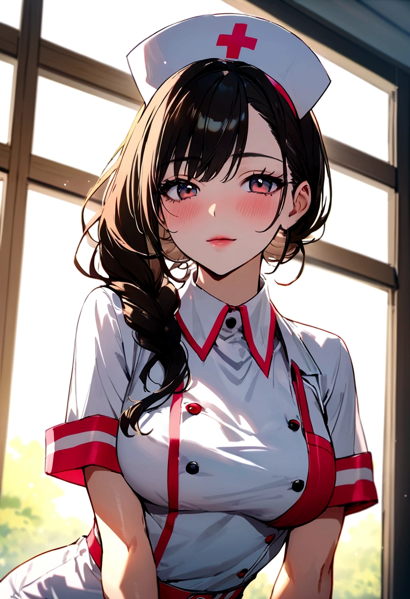 (masterpiece, best quality:1.2, perfect hands, parfect fingers, parfect face, high resolution, high detail, 16k), 1 girl, solo, cute, (((junior, teen, childish, 13 years old, baby face, primary school student, js))), japanese girl, smile, cowboy shot, hotelroom, sober sailor uniform,