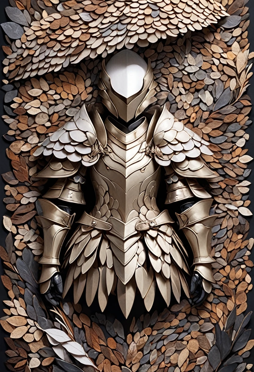 scale armor made of dried scales for an adventurer