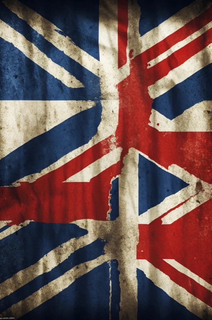 Flag of England with weapons
