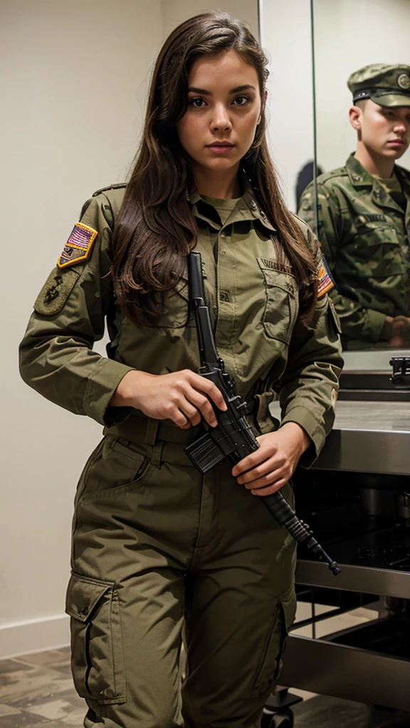 Military girl 