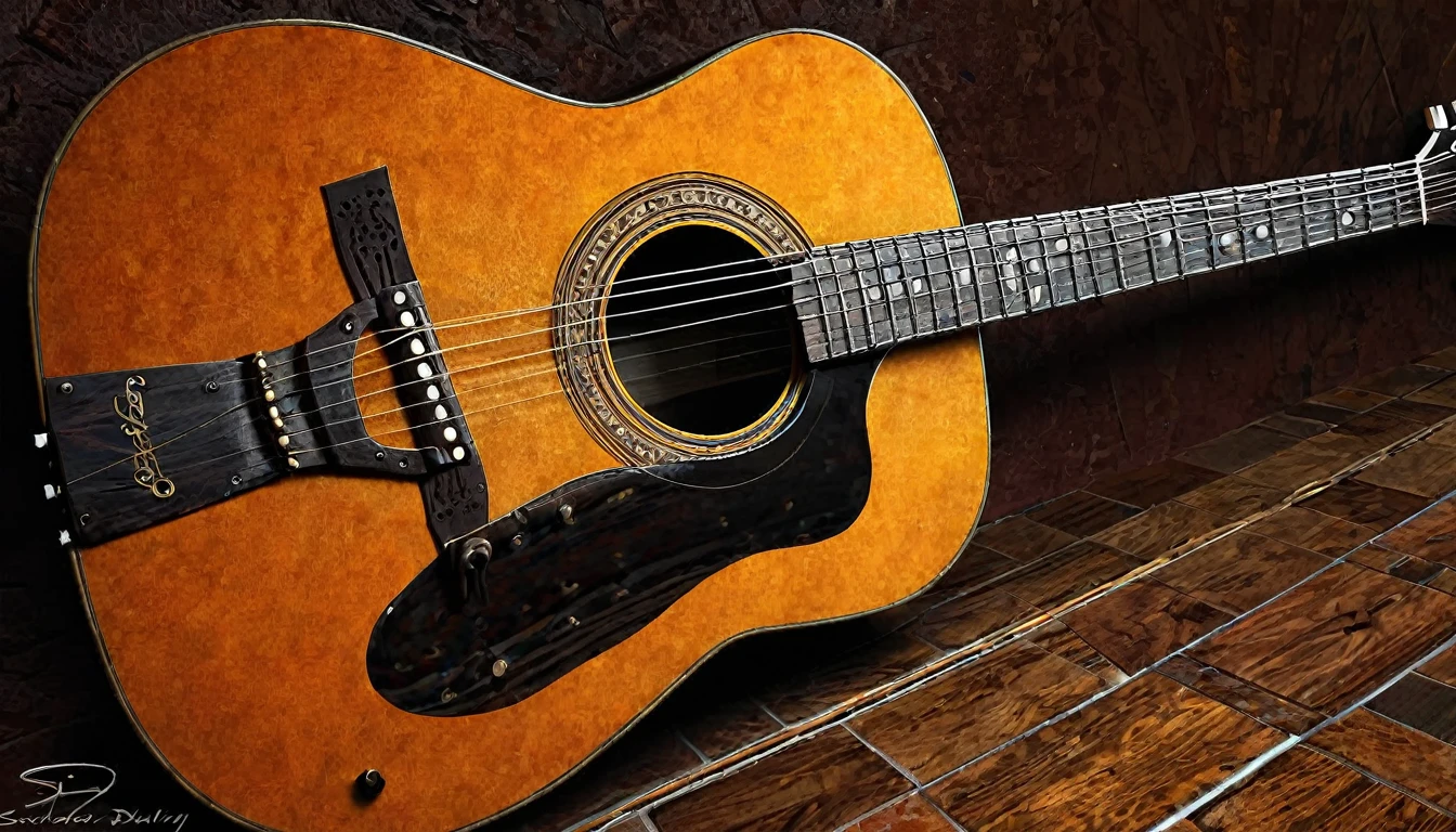 Guitar, by Salvador Daly