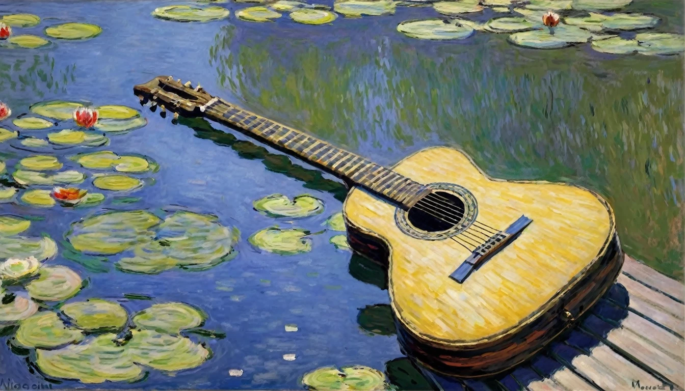 Guitar, by Monet