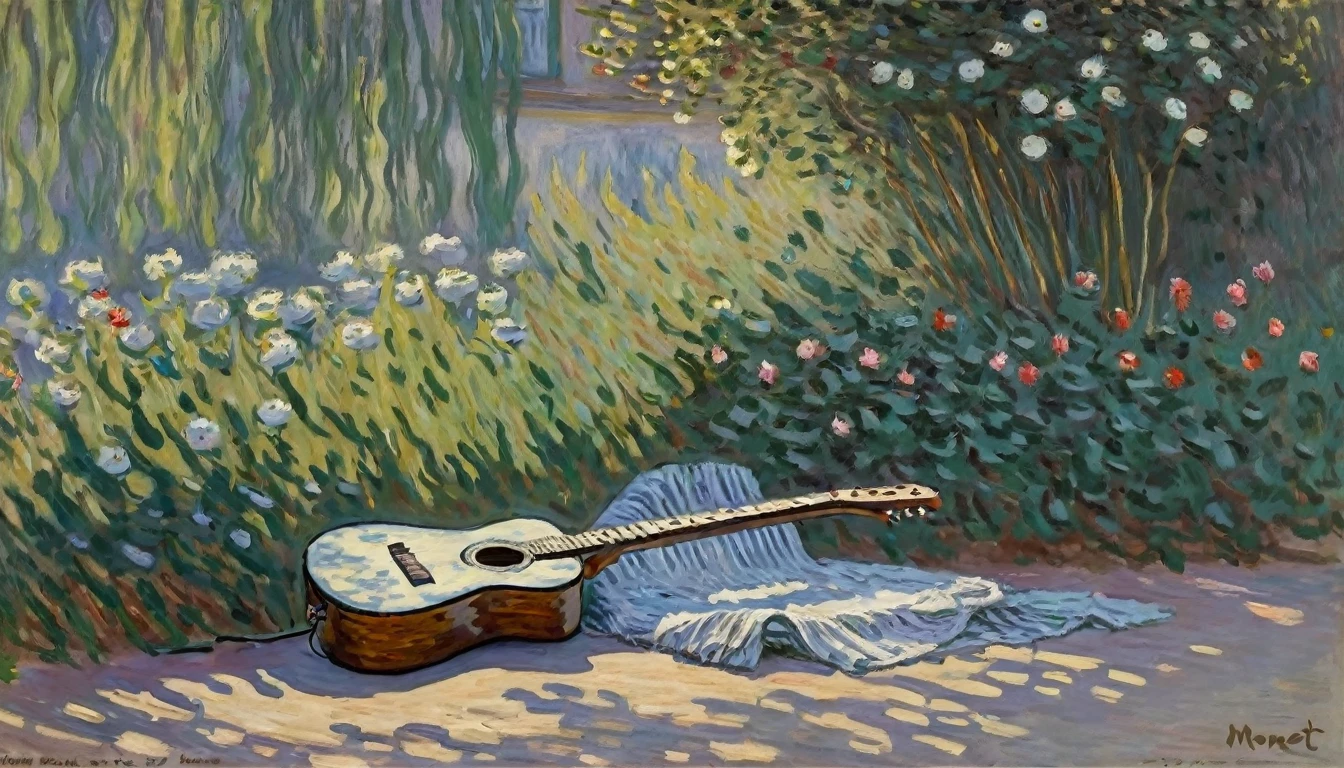 Guitar, by Monet