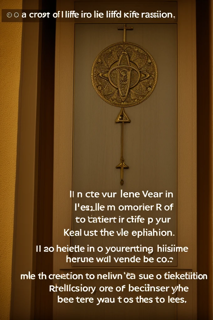 I created an image of life-changing religion 