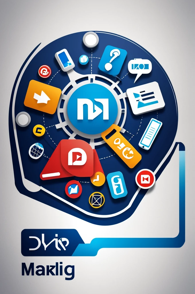 Logo for digital marketing