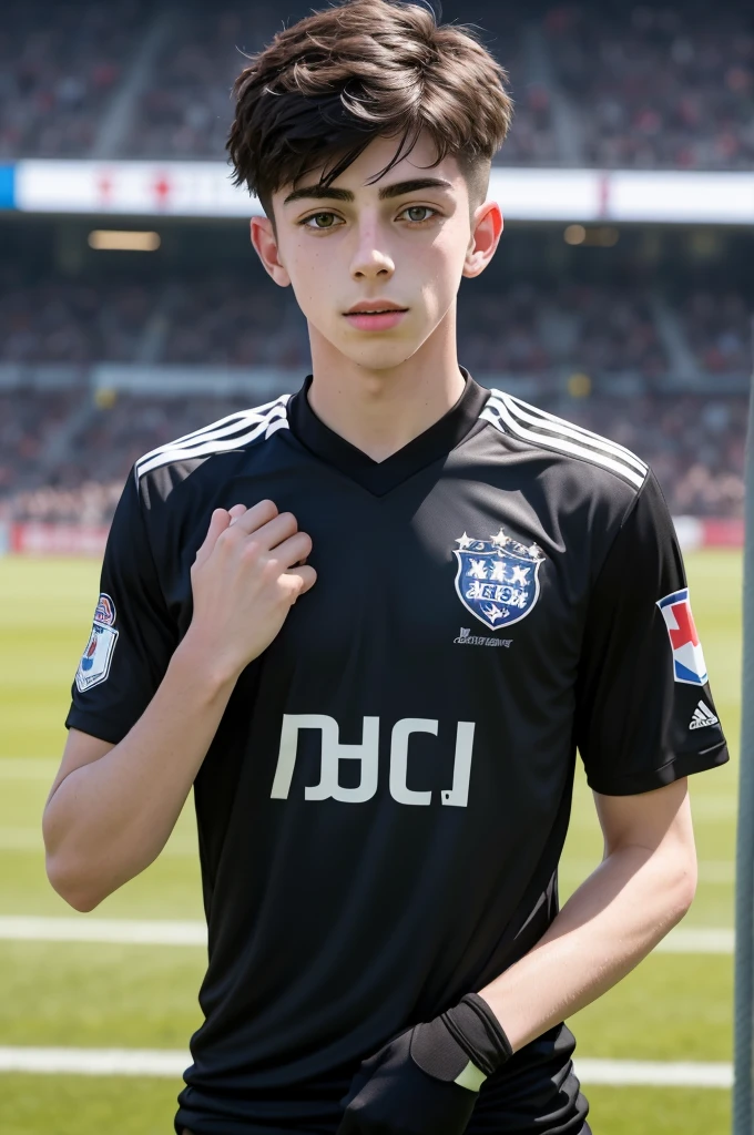 A boy who looks like the football player "Kai havertz"