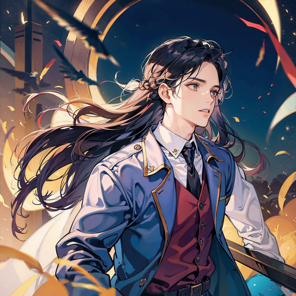 Long hair man
