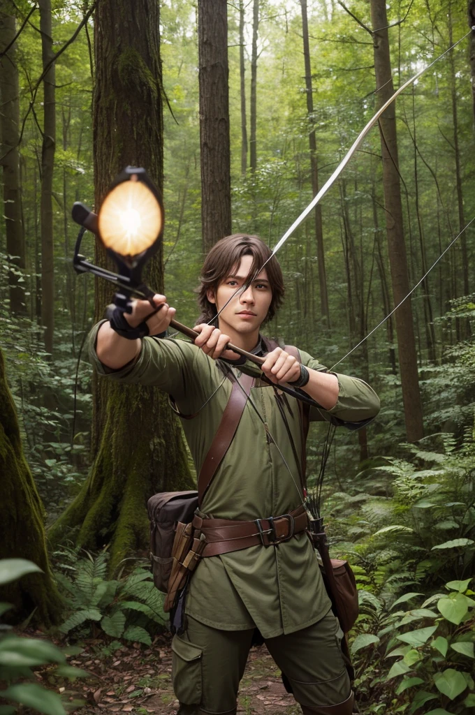 Forest archer with light crossbow