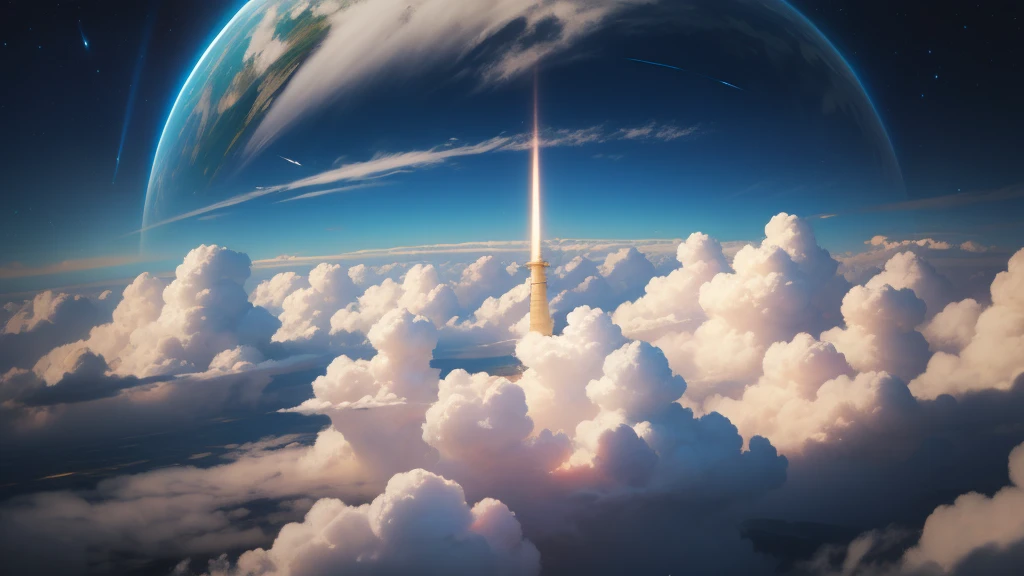 最high quality、high quality、A clear and pretty face、Heaven, Sanctuary, Paradise、ギリシャのgod々、Heavenly Grassland、Long dress、god々Shi、god秘的な、雲の中にギリシャのgod殿、You can see the sea of clouds
