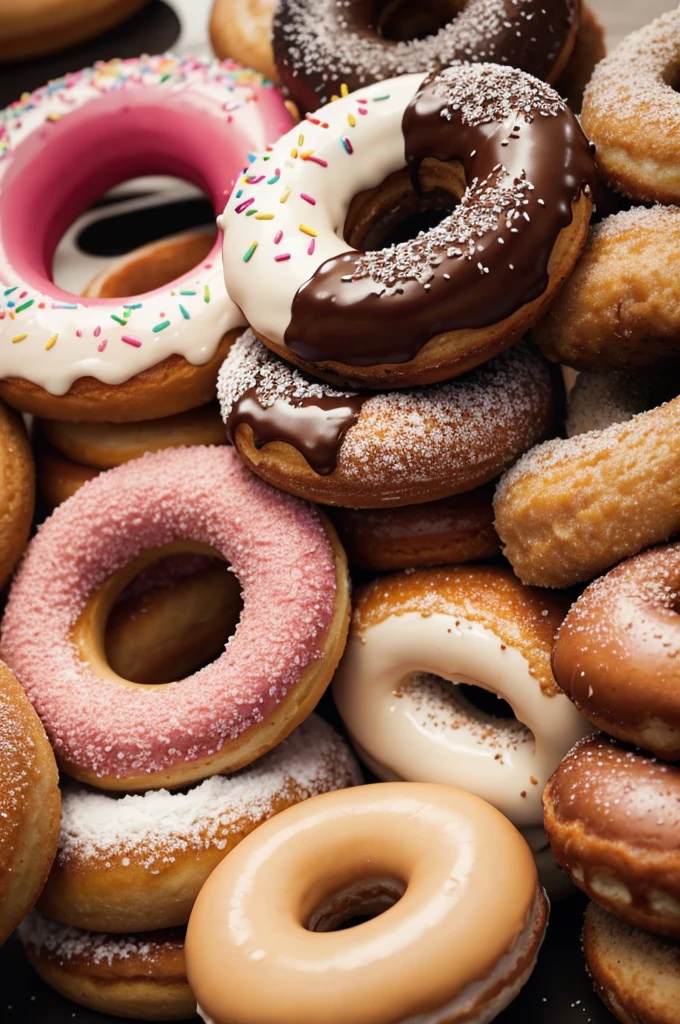 I want donuts like a photo of donuts