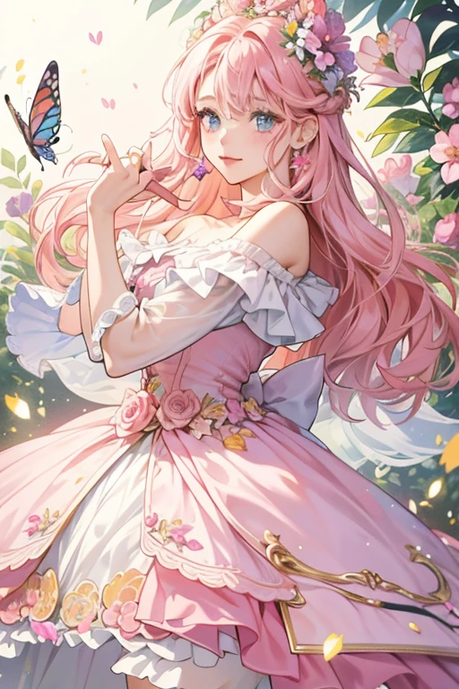 Wildflower never fails to express her love for butterflies, flowers, and the color pink, especially through her fashions and accessories. She has stunning features, beautiful hair, her own pastel-toned floral outfit, and comes articulated for tons of posing opportunities. SPARKLE; GLITTER