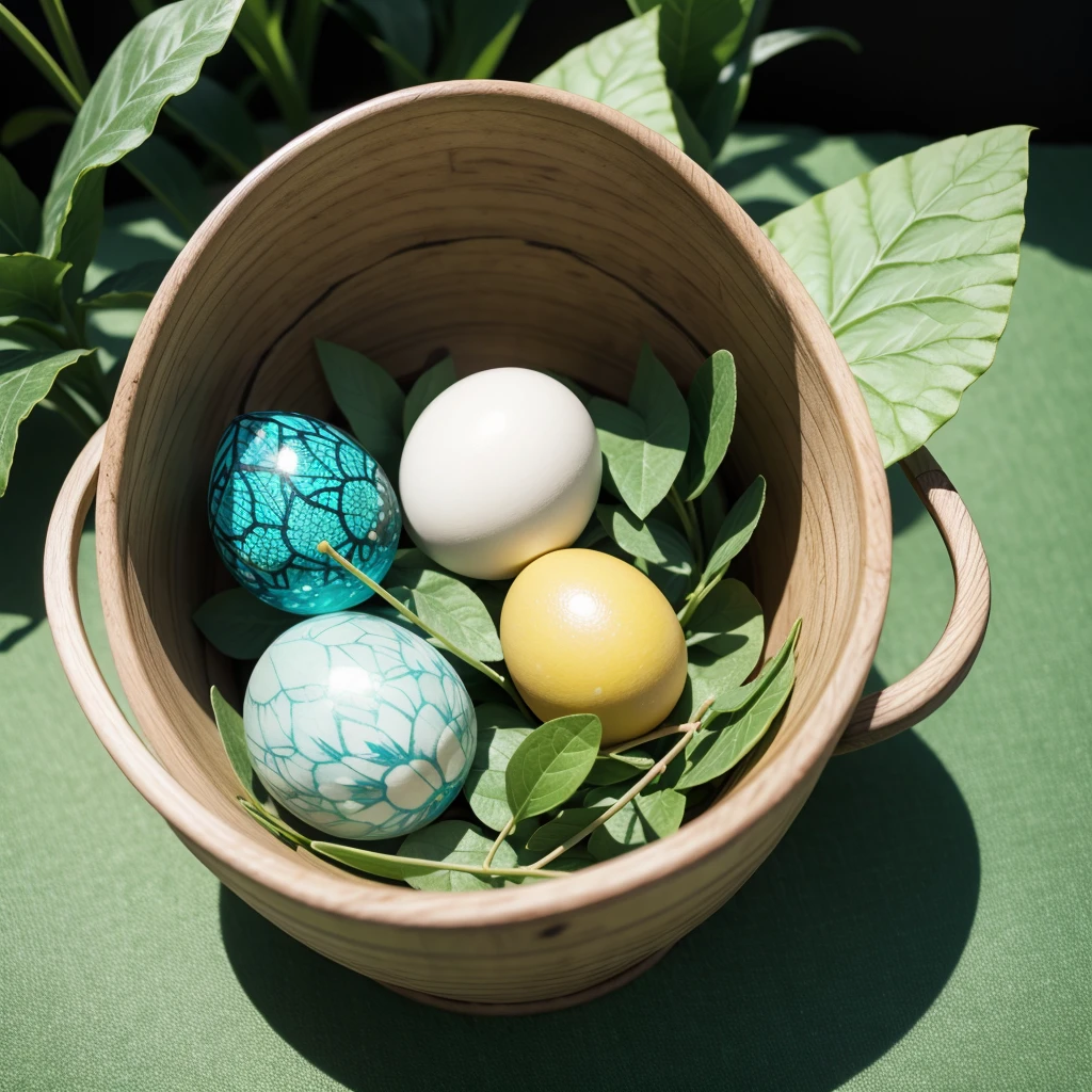 create butterfly egg design