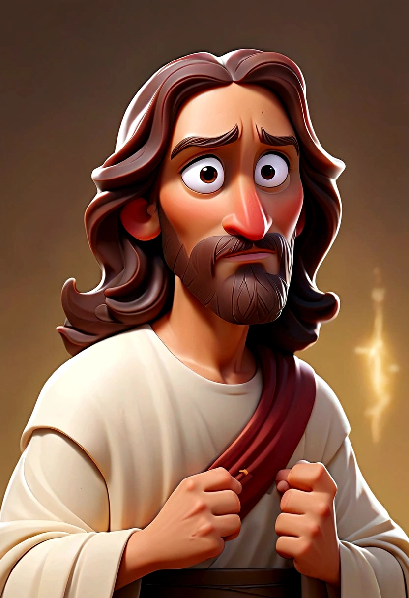 create a jesus cartoon