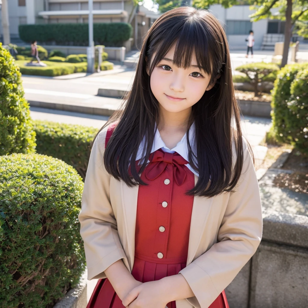 Japan junior high school girl at the age of 14
