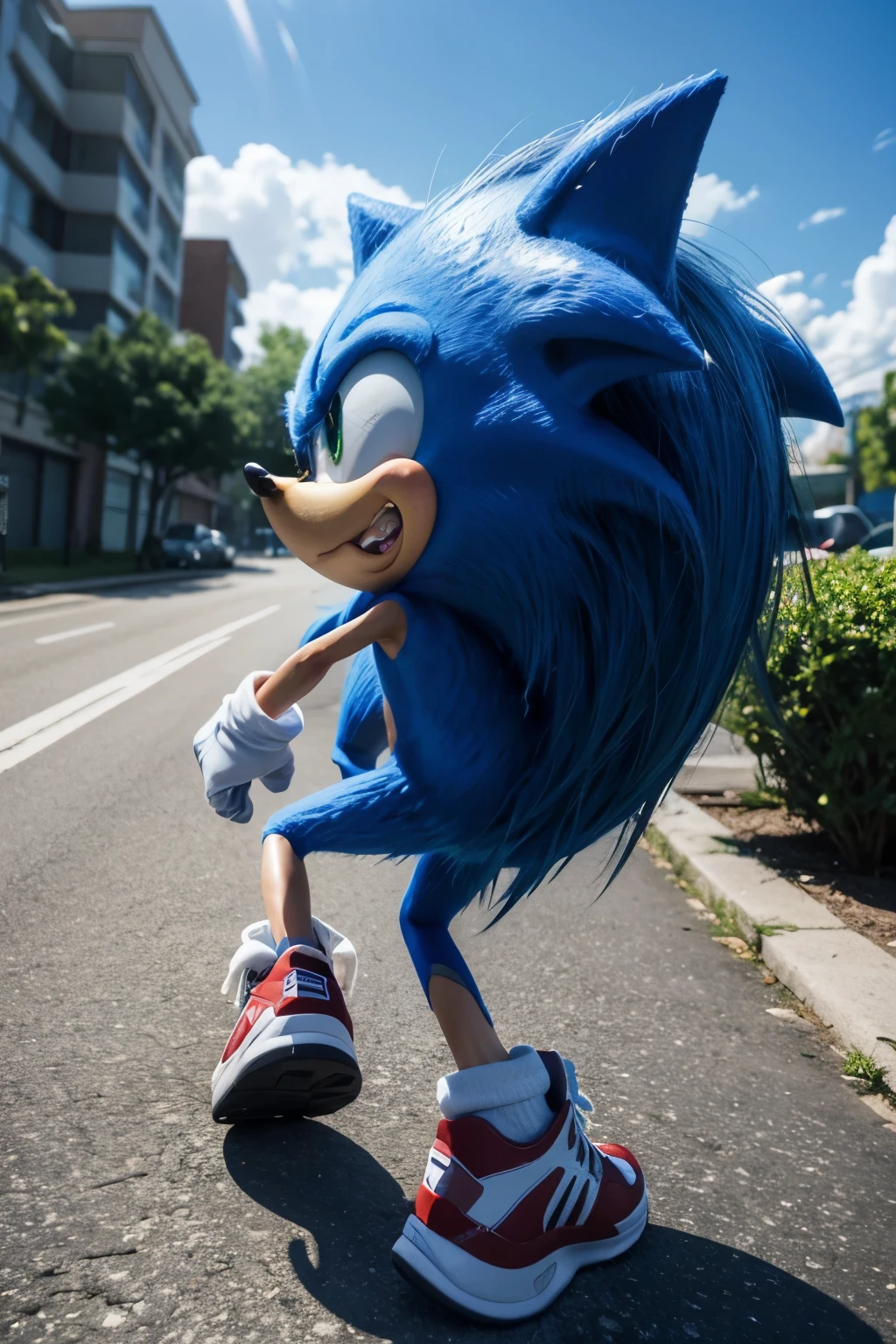 Sonic escaped from the glitch