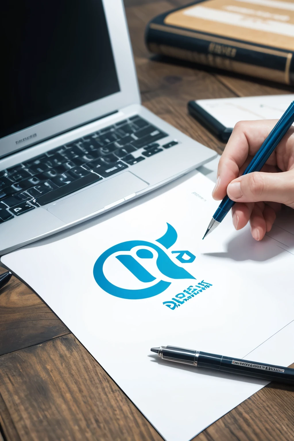 Design a logo for the company 'appeliê 201', specialized in paintings on dishcloths and located in an apartment. The logo must include the company name in a stylized way, with a vibrant and artistic color palette. Incorporate visual elements like brushes, paints and a dish towel, representing the painting activity. The logo style should be modern and welcoming, conveying an artisanal and creative touch.