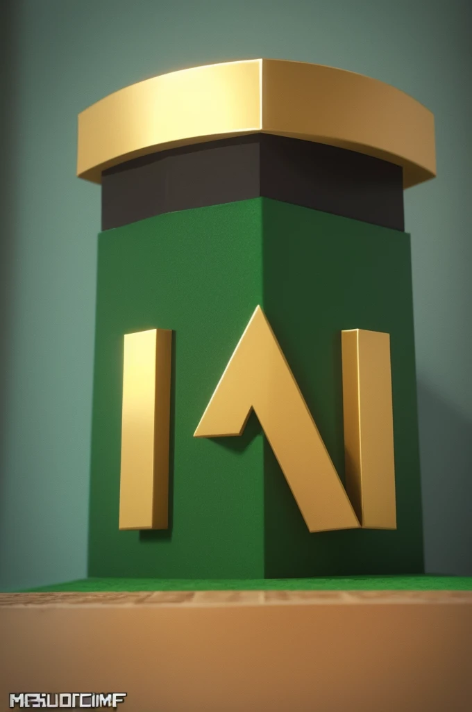Fassa uma logo com o nome RDVMCPE com estilo de minecraft