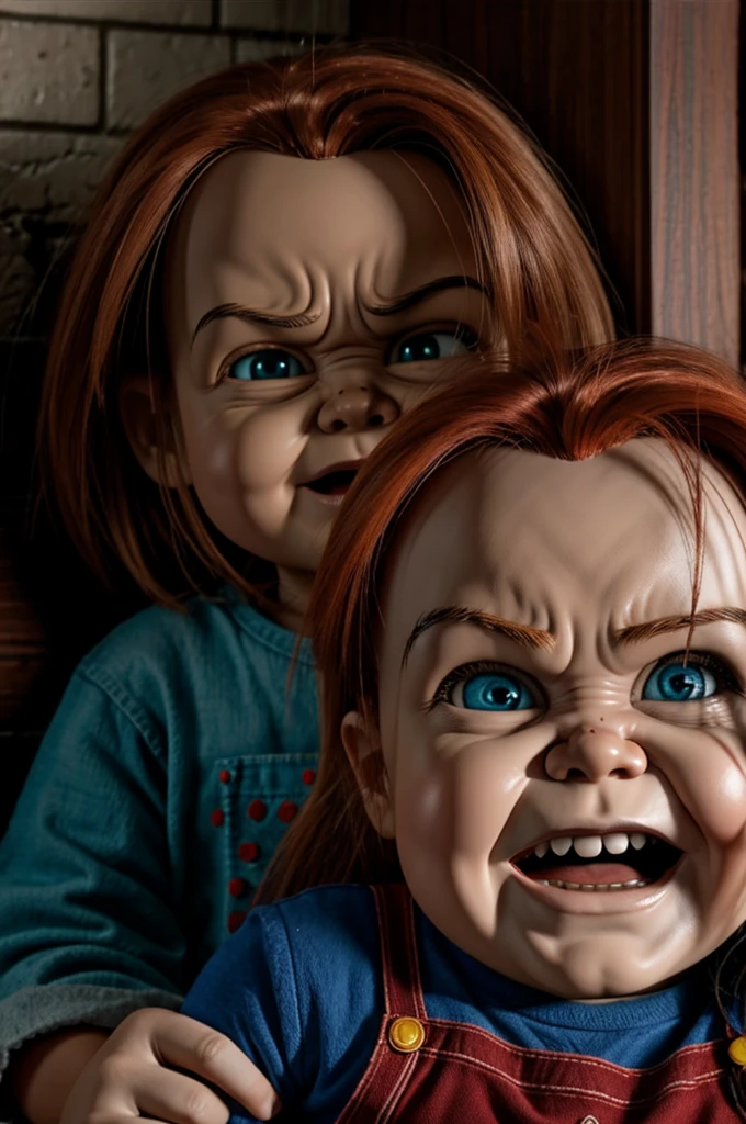 Chucky attacks women