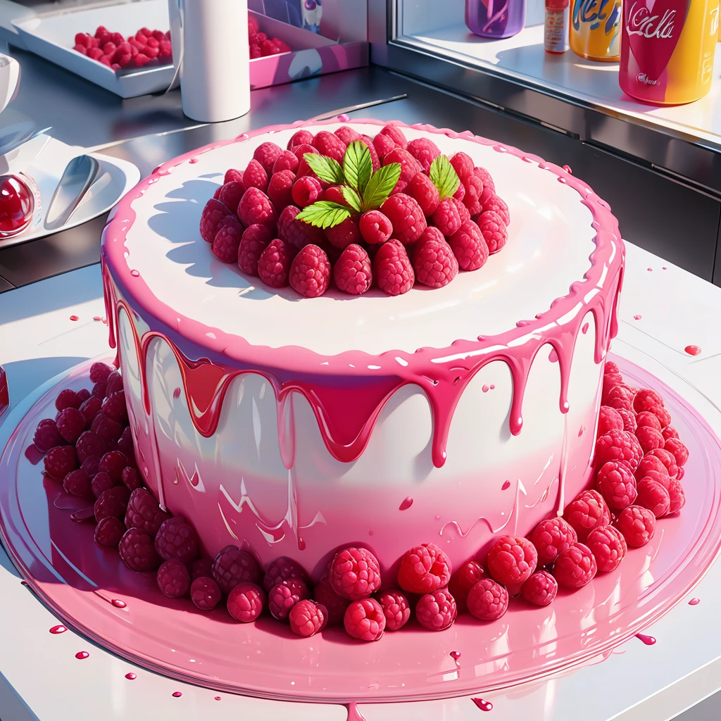 「Raspberry!」 Cursive cute logo, correct spelling, plump texture, wet and shiny vinyl texture, raspberry-colored gradient coloring, commercial design, hyperrealistic, 8k, photorealistic, sharp focus, vivid colors, pop, modern, sophisticated and eccentric, full of vitality, lively, minimalist, high quality, detailed, (best quality,4k,8k,highres,masterpiece:1.2),ultra-detailed,(realistic,photorealistic,photo-realistic:1.37)