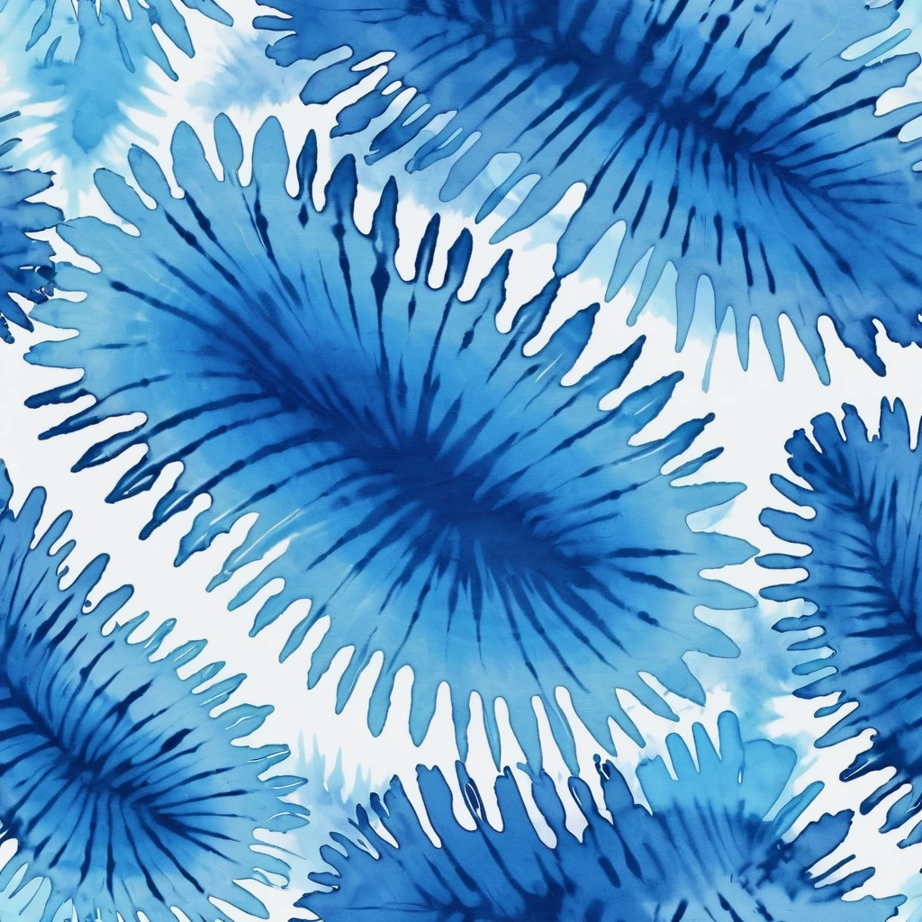 Blue tie-dye pattern
