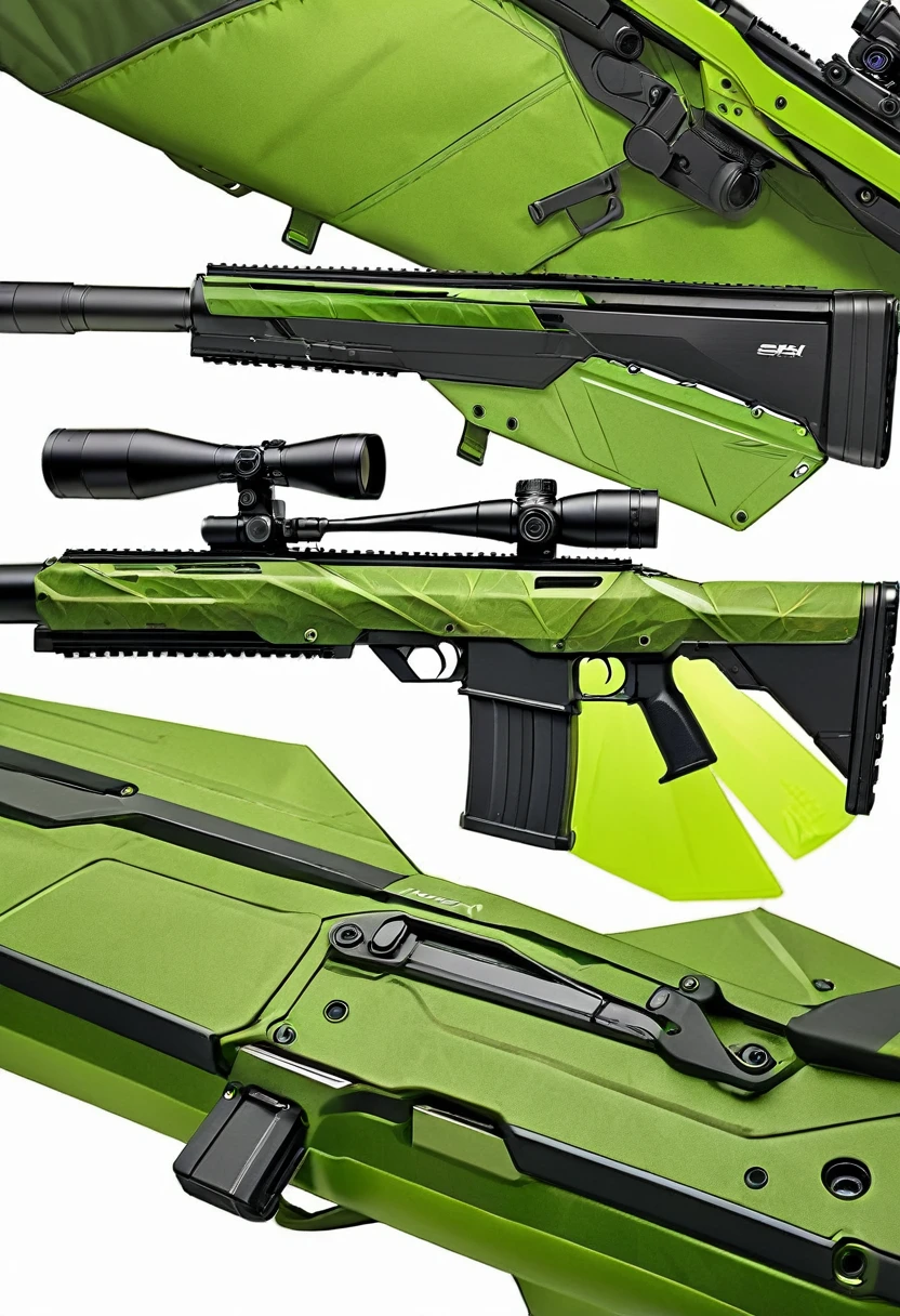 a leaf green high tech stealth sniper