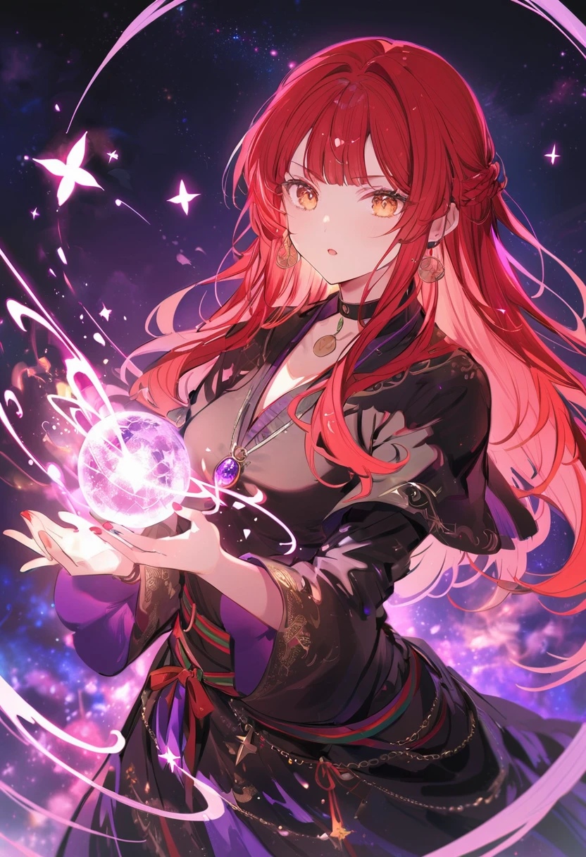 witch, role play, witch, magic, Red-haired woman