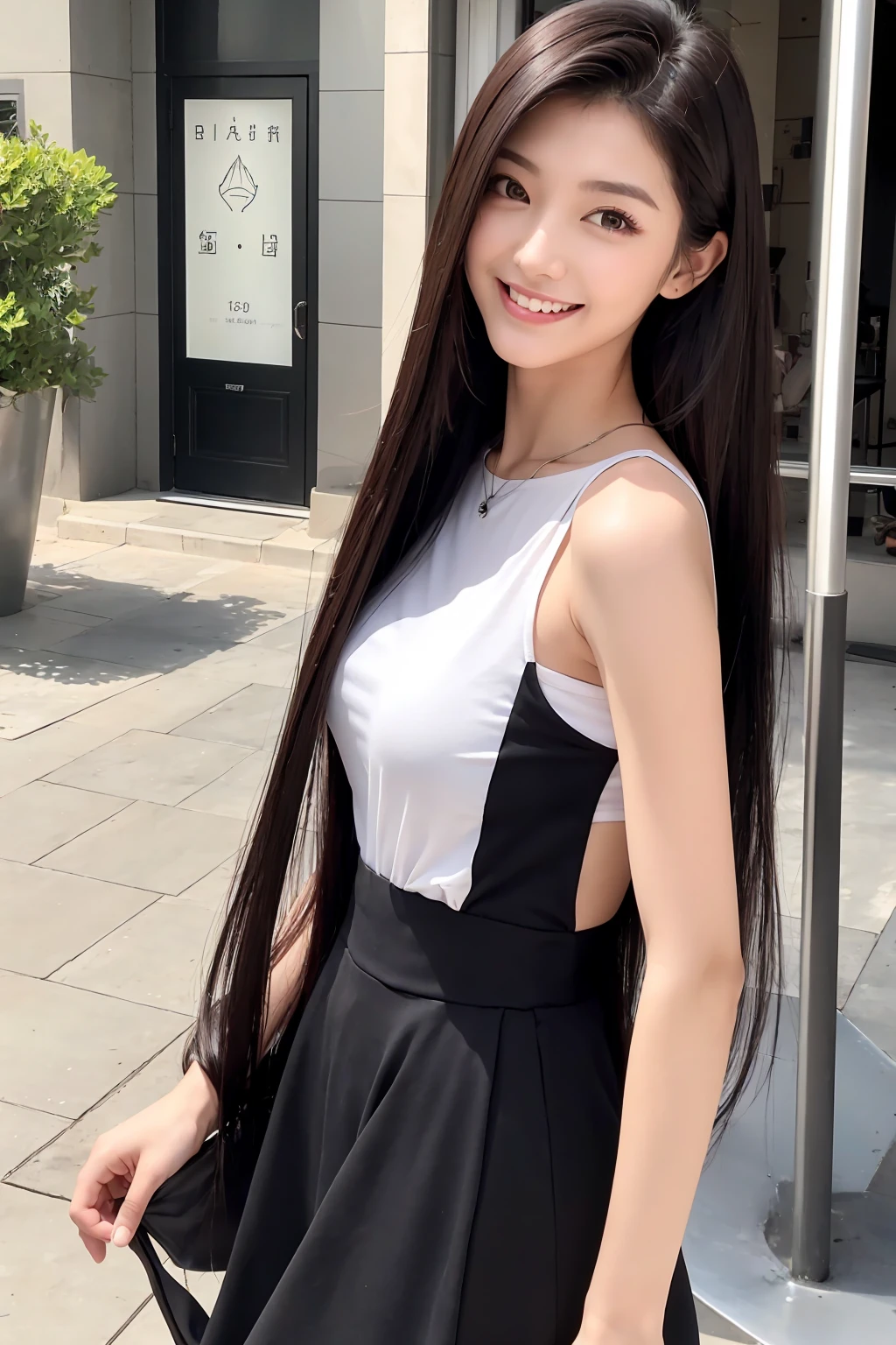 ((Best Quality, 8k, Masterpiece:1.3)), Focus: 1.2, Perfect Body Beauty: 1.4, Buttocks: 1.2, ((Long Hair)), (Wet Clothes:1.1) , (Rain, Street:1.3), Pink bandeau dress: 1.1, Highly detailed face and skin texture, Detailed eyes, Double eyelids, buttocks, Whitened skin, smile