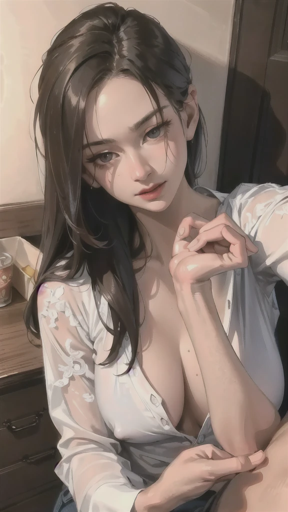 (masterpiece:1.2, best quality), (very detailed face, real picture, realistic skin, realistic body, intricate details), solo, 1milf, casual,