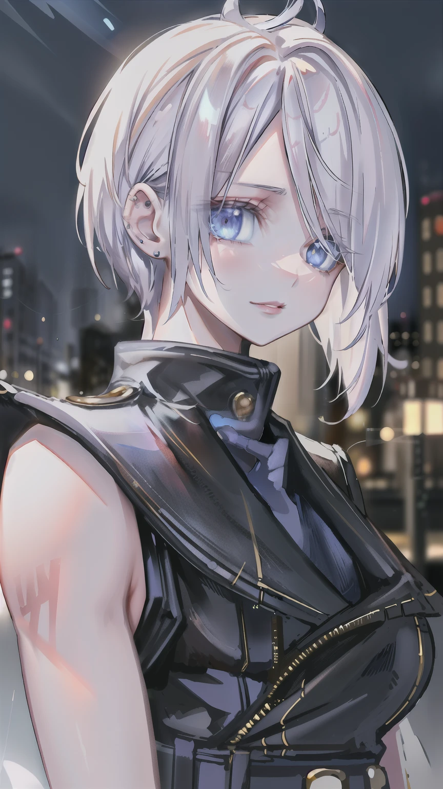 A beautiful white-haired woman, extremely detailed portrait, delicate facial features, piercing eyes, full lips, long eyelashes, porcelain skin, serene expression, flowing white hair, detailed clothing, intricate textile patterns, fantasy style, cinematic lighting, vibrant colors, 8k, best quality, masterpiece