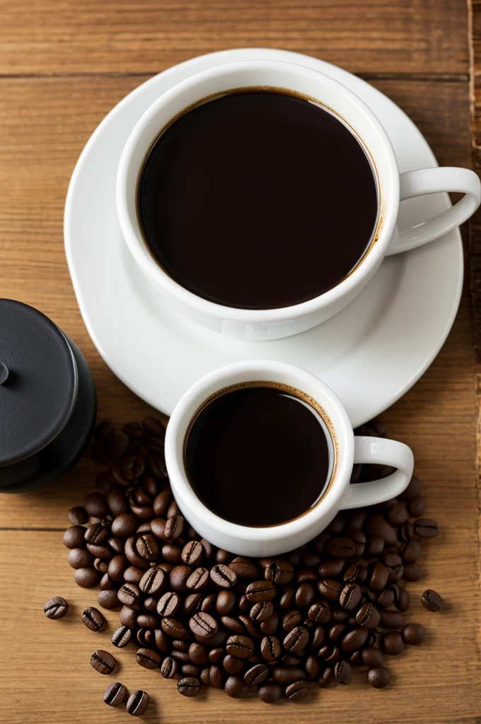Beautiful coffee in the morning