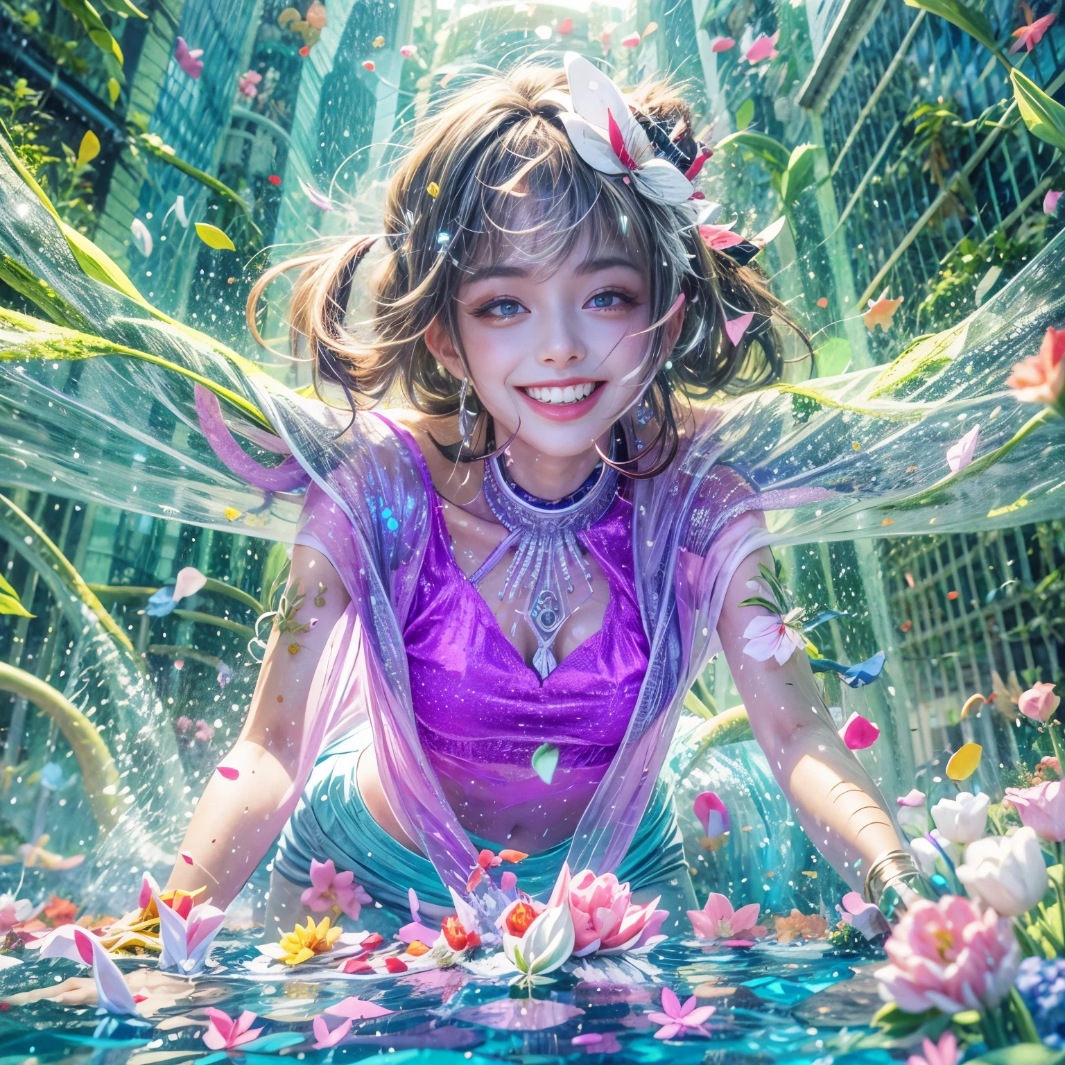BloodRed, White in Pearly RainbowColors,ExtremelyDetailed(ProfessionalPhoto of Girl Floating in the Sky:1.37)ZoomLayer{Stunning|Mystic|GodRays|Haze}, 57th floor infinity pool in the urban forest. (Masterpiece 8K TopQuality:1.2)(ExtremelyDetailed NOGIZAKA face:1.37) ElaboratePupil with (SparklingHighlights:1.28) DoubleEyelids with Voluminous LongEyelashes PUNIPUNI RosyCheeks (Joyful Expressions LifeLike Rendering) MotionBlur  BREAK  (Acutance:0.77) PUNIPUNI Radiant Impeccable PearlSkin with Transparency White(Skinny SchoolSwimwear) {(HiddenHand)|((Corrected BabyLike Hand))} Whole Body Proportions and all limbs are Anatomically Accurate, {Carnation|Tulips|(Rose)} [FlowerWreath WrappedBody Full of Flowers Covering girl's body] {((Dazzling RainbowColorHorizon))|ColorfulSky|ColoredClouds|(Starly Particles)}(extra limbs:-1.4)(Not Detailed Face:-1.37)(Not Detailed Hand:-1.28), Drawing infinity pool reference to the rooftop of Marina Bay Sands