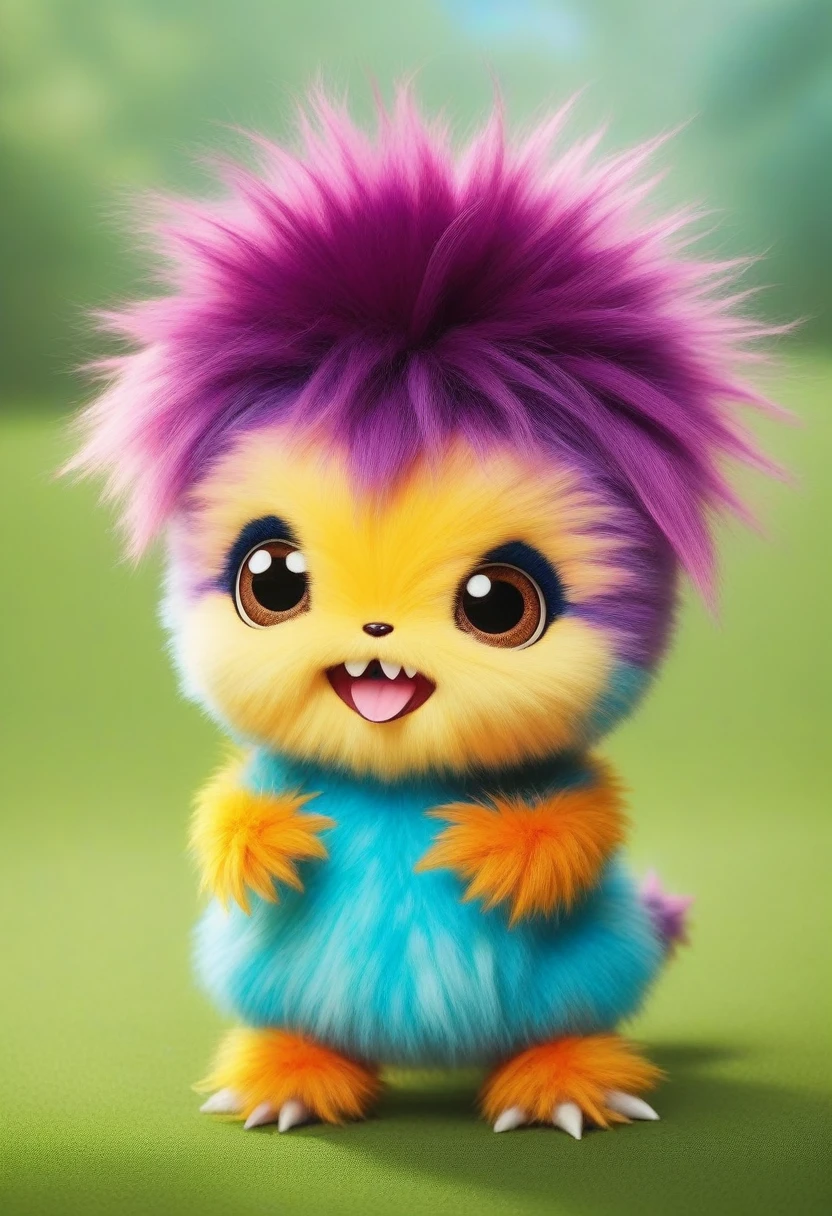 masterpiece, best quality, The cutest monster in the world