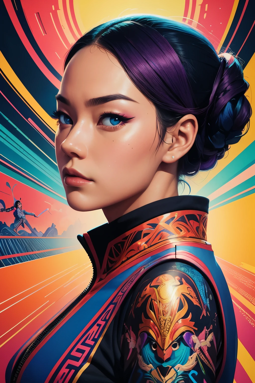 upgrade of ideas, surreal, vibrant colors, tristan eaton, victo ngai, artgerm, rhads, ross draws, hyperrealism, intricate detailed  risograph  details, 8k resolution, gouache on canvas, trending on artstation, concept art, smooth sharp focus