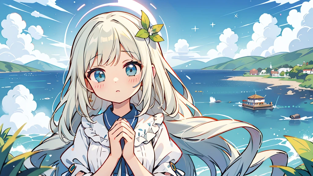 最high quality、high quality、女god、A clear and pretty face、Heaven, Sanctuary, Paradise、ギリシャのgod々、Heavenly Grassland、Long dress、god々Shi、god秘的な、雲の中にギリシャのgod殿、You can see the sea of clouds