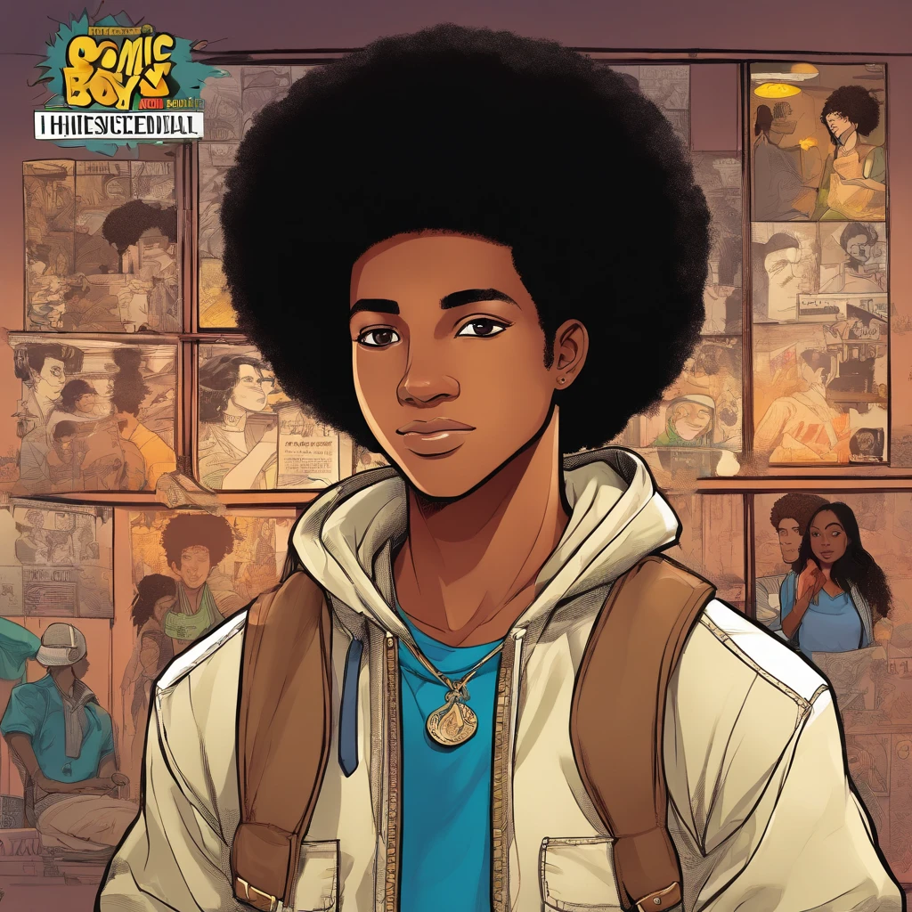 (boy1),(-yeld teger),(Average physical height of a 16-year-o teer),(thful appearance),(height 1.80),(dark skin color:1.5),(afro-descendant:1.5),(Brazilian nationality),(short curly black hair),(brown eyes)